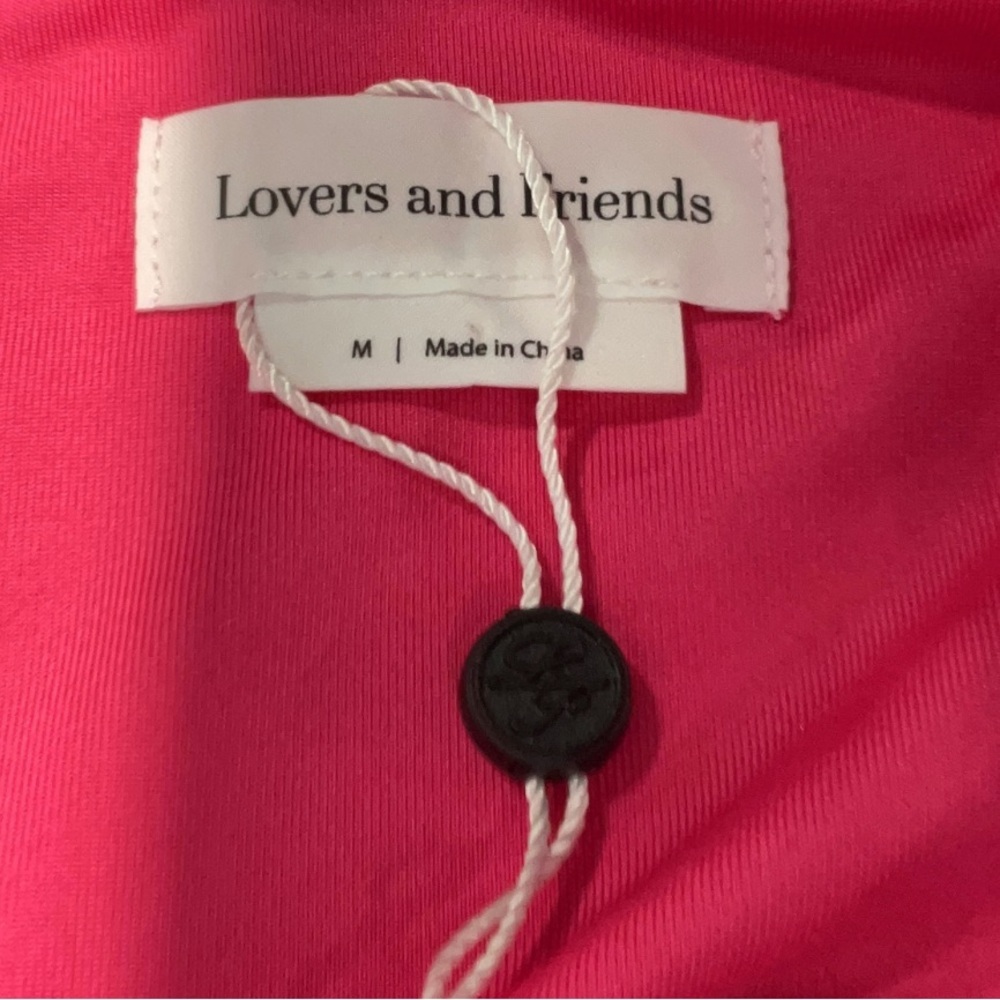 Lovers + Friends Anya Bodysuit in Hot Pink Women’s Medium - Picture 4 of 7